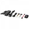 LogiLink Adapteris USB 2.0 iki 2.5 + 3.5 col. IDE + SATA HDD OTB - Juodas - 1xUSB A vyriškas 1x40 kontaktų SATA moteriškas 1x44 kontaktų SATA moteriškas