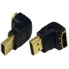 Mažo dydžio HDMI adapteris, AM į AF 90 laipsnių kampu | Logilink