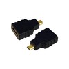 LogiLink AH0010 - HDMI D - HDMI A - Juodas