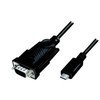 LOGILINK AU0051A USB2.0 Type-C kabelis USB-C/M į DB9/M serijos 1,2 m Win11