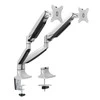 Laikiklis Logilink BP0043 Dual Monitorius Desk mount, 13"-32",gas spring, aluminum | Logilink