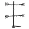 Logilink BP0046 Quad Monitorius stalinis stovas 13"-32" | Logilink | Stalinis laikiklis | BP0046 | 13-32" | Maksimalus svoris (talpa) Kiekvienos rankos keliamoji galia: Maks. 8kg kg | Juodas