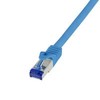 LogiLink Logilink Patchkabel Ultraflex, Cat.6A, S / FTP, Blau, 0,25 m