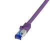 LogiLink Logilink Patchkabel Ultraflex, Cat.6A, S / FTP, violetinis, 0,5 m