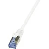 LOGILINK CQ3041S LOGILINK - Komutacinis kabelis Cat.6A 10G S/FTP PIMF PrimeLine baltas 1,50m