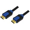 Logilink HDMI didelės spartos 2x HDMI A tipo vyriškas CHB1115 HDMI kabelis, Juodas, 15 m