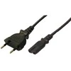 LogiLink Prisijungti | Maitinimo laidas | CP092 | Juodas Euro kištukas (CEE 7/16) | IEC 60320 C7 jungtis