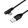 LOGILINK CU0142 LOGILINK – USB 2.0 į mikro-USB (90 kampu) kištukas, 1 m