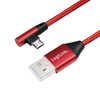 LOGILINK CU0149 LOGILINK – USB 2.0 į mikro-USB (90 kampu) kištukas, 0,3 m