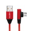 LOGILINK CU0149 LOGILINK – USB 2.0 į mikro-USB (90 kampu) kištukas, 0,3 m