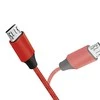 LOGILINK CU0151 – USB-A 2.0 laidas su mikro-USB kištuku, raudonas 0,3 m
