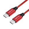 LOGILINK CU0155 LOGILINK – USB 2.0 laidas, USB-C į USB-C, raudonas, 0,3 m