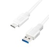 LOGILINK CU0172 LOGILINK - USB 3.2 Gen1x1 laidas, USB-A kištukas iki USB-C kištukas, baltas, 0,15 m