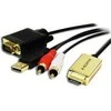 2m HDMI į VGA su garso kabeliu, juodas Logilink