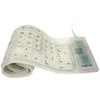 LogiLink klaviatūra USB PS/2 Flexibel Wasserfest balta – Klaviatūra – 106 klavišai