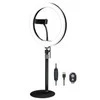 Žiedinė lempa LogiLink Statyw do lampy pierścieniowej dla smartfona su pultu DM 25cm