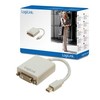 LogiLink 2direct 2 tiesioginės 6 beca jungtys, 0,1 m, Mini DisplayPort, DVI, kištukas, lizdas, tiesus
