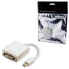 LogiLink 2direct 2 tiesioginės 6 beca jungtys, 0,1 m, Mini DisplayPort, DVI, kištukas, lizdas, tiesus