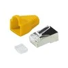 LOGILINK MP0022 LOGILINK - Kištukinė jungtis Cat.6 RJ45 100vnt. komplektas, ekranuotas, juodas