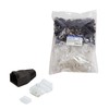 LOGILINK MP0024 LOGILINK - Kištukinė jungtis Cat.6 RJ45 100vnt. komplektas, neekranuotas, juodas