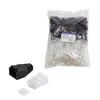 LOGILINK MP0024 LOGILINK - Kištukinė jungtis Cat.6 RJ45 100vnt. komplektas, neekranuotas, juodas