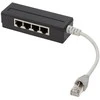 LOGILINK MP0032 LOGILINK- 5 prievadų RJ45 skirstytuvas, ekranuotas, su 15 cm laidu