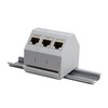 Logilink | DIN bėgio adapteris 1x RJ45 Keystone moduliui | MP0053