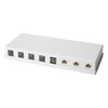 LOGILINK NK4035 LOGILINK- Keystone Surface Mount Box 8 port UTP, baltas, tuščias