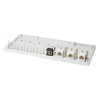 LOGILINK NK4035 LOGILINK- Keystone Surface Mount Box 8 port UTP, baltas, tuščias