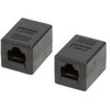 LOGILINK NP0034A LOGILINK- Inline mova 1:1 Cat.6 RJ45 UTP, juoda