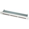 LOGILINK NP0040A LOGILINK – 19" pachpanelis, 6 kategorijos, 24 prievadų, ekranuotas STP, pilkas