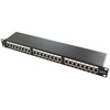 LOGILINK NP0048 LOGILINK- Patch Panel 19-mounting Cat.6 STP 24 jungtys, juodas