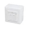 LogiLink LogiLink CAT 6A paviršius ir įleidžiama dėžutė, visiškai ekranuota RAL 9003 - NP0126