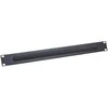 LogiLink 19" Kabeldurchführung Logilink 1U mit Bürsteneinsatz, schw. - ORCEB1B