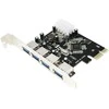Kontrolierius LogiLink PCIE 2,0 x1 - 4x USB 3,0 (PC0057)