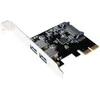 „Logilink PC0080“, „PCI Express“ kortelė, 2 x USB 3.1, „Asmedia AS1142“ „Logilink USB 3.1 PCI-Express“ kortelė, 2 prievadų A tipo PCIe