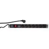 LogiLink maitinimo juosta PDU 19'' 1U 7x Schuko CEE 7/3 (PDU9C02)