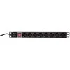 LOGILINK PDU8C01 LOGILINK- 19 PDU 1U 8 Vokietija Lizdas su ON/OFF jungikliu