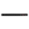 LOL LogiLink PDU8P01 maitinimo paskirstymo įrenginys 8 AC išvestis(ys / čių) 1U Juoda