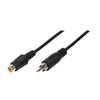 Kabelis LogiLink RCA (Cinch) - RCA (Cinch) 5m Juodas (CA1032)