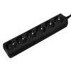 LogiLink 6 gniazd 1.5m juoda | LPS238B