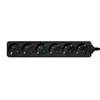 LogiLink 6 gniazd 1.5m juoda | LPS238B