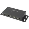 LogiLink Hub 4xUSB 2.0 metalinis korpusas