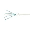LogiLink Kabelis CAT6A STP TPE SlimLine balta 1,0m