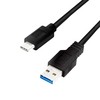 LOGILINK CU0167 LOGILINK - USB 3.2 Gen1x1 laidas, USB-A kištukas iki USB-C kištukas, juodas, 0,5 m