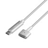 USB kabelis LogiLink USB-C - MagSafe 2 1,8 m sidabro (PA0226)