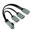 „LogiLink“ 3 prievadų USB-C kampinis