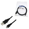 Logilink USB micro-B 180, 1.8m Micro-USB B, USB A, 1.8 m, Juodas