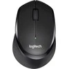 Tyli belaidė optinė pelė Logitech B330, Juoda