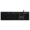 Klaviatūra Logitech G G512 anglies pluošto, GX rudas, laidinis, USB, membraninis, QWERTY, RGB LED, anglies pluošto